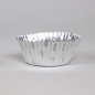 Preview: Cupcake Baking Cases - Silver Polka Dots